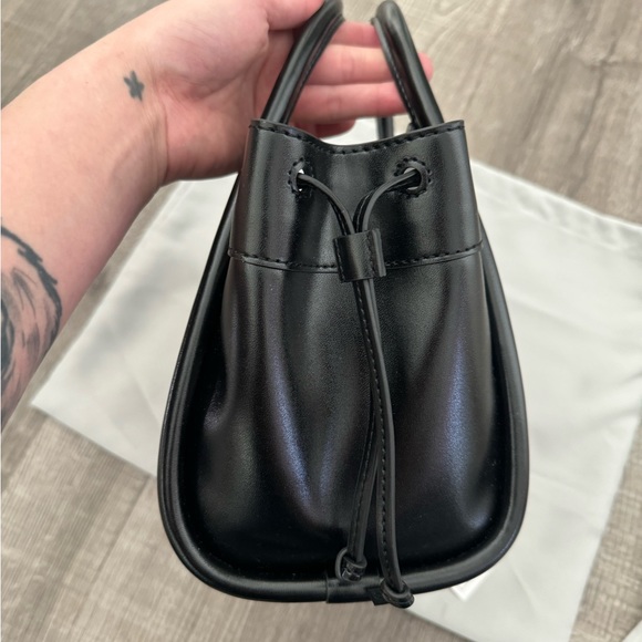 Charles & Keith Ashby Slouchy Tote Bag - Black - Size Medium - Picture 8 of 9